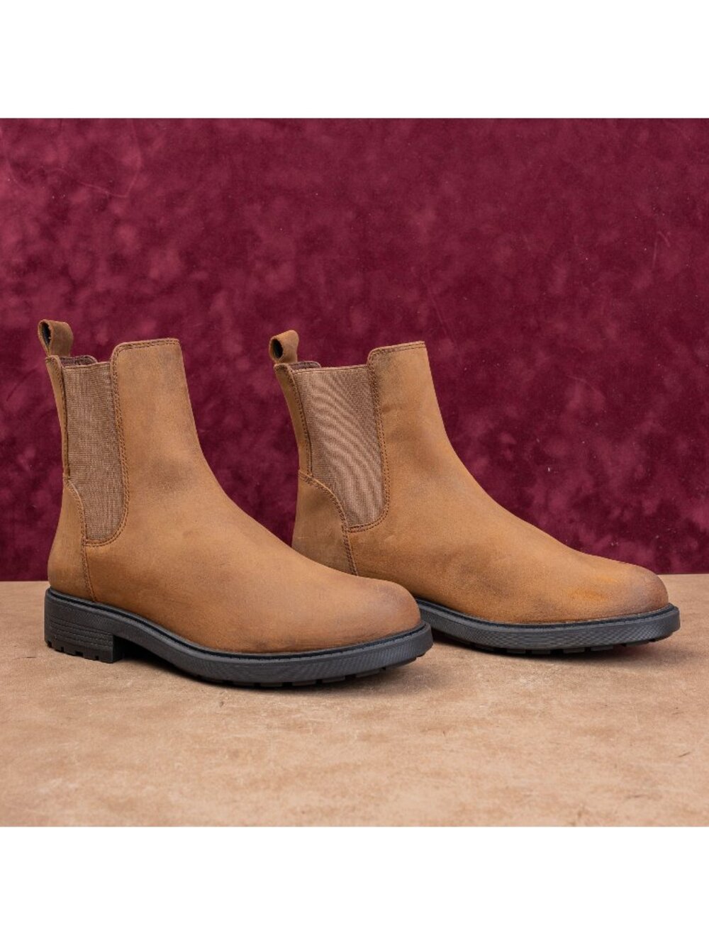 Clarks Women Orinoco Low Brown Leather Ankle Chelsea Fashion Boots 7.5US EUR38